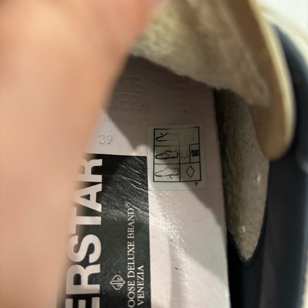Golden Goose SuperStar GGDB/SSTAR White Gray Athletic Shoes Great condition Sz39 - Picture 8 of 13
